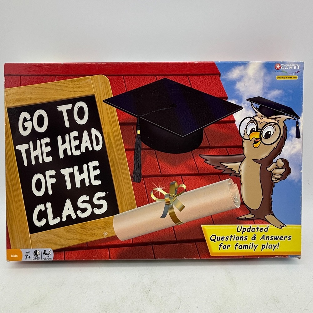 Go to the Head of the Class COMPLETE Winning Games 2008 2009 Classic Board Game